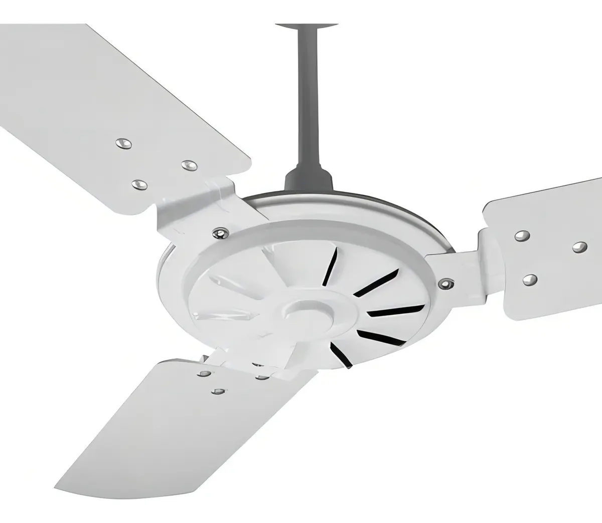 Ventilador De Teto Ventex Comercial 150w Silencioso Com Pás De Madeira 1.1 M 50 Hz/60 Hz 127v Branco 3 5