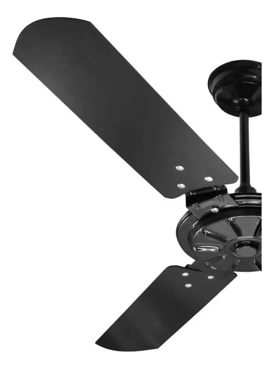 Ventilador De Teto Ventex Comercial 180w Silencioso 1.1 M 50 Hz/60 Hz 127v Preto Madeira 3 5