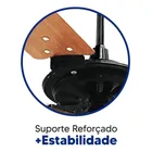 Ventilador De Teto Ventex Rico Mogno Preto 3 Pás Mdf 1.1m 1.1 M 220v 4
