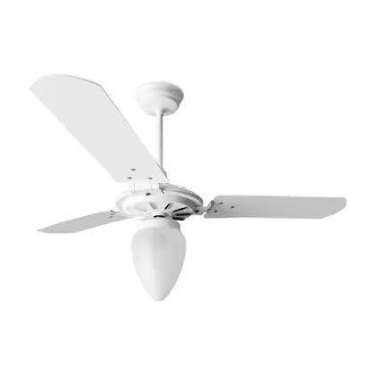 Ventilador De Teto Ventex Rico 1.1m 3 Pás Mdf Branco Com Luz 1.1 M 127v