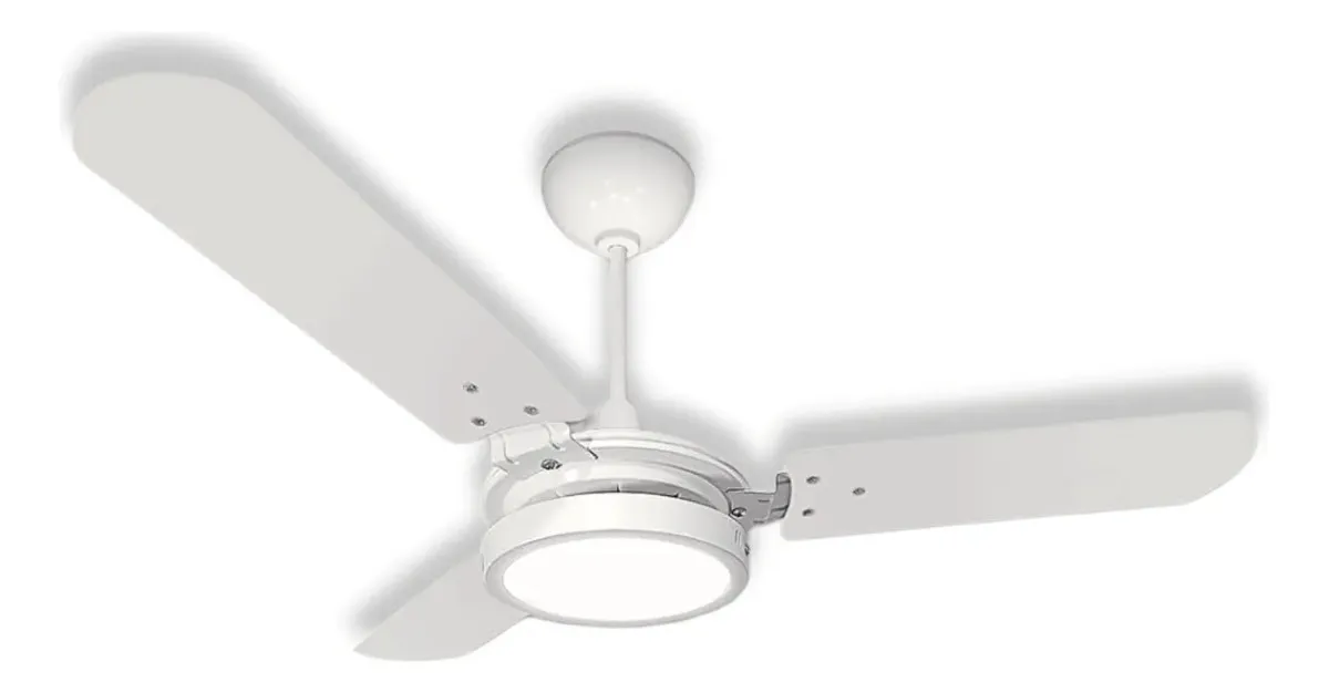 Ventilador De Teto Ventex Valen Led 3 Pás 1.1m Branco Silencioso 1.1 M 220v