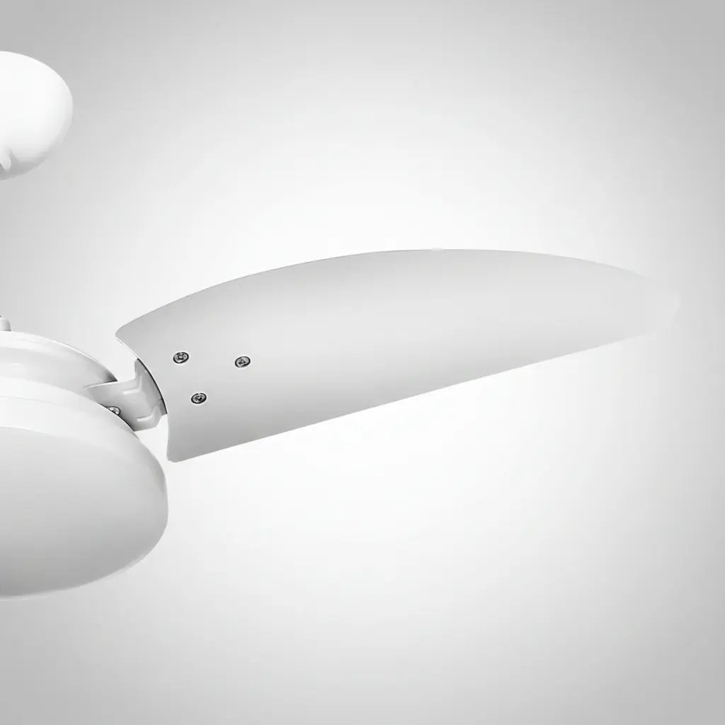 Ventilador De Teto Nina Plafon Led Borda Infinita 3 Pás Branco Ventex 99 Cm 60hz 127v 2