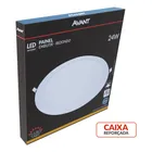 Painel Pop Embutir Redondo 24w Redondo Embutir Branco Quente 3000k Avant Cor Branco-quente 127/220v 4