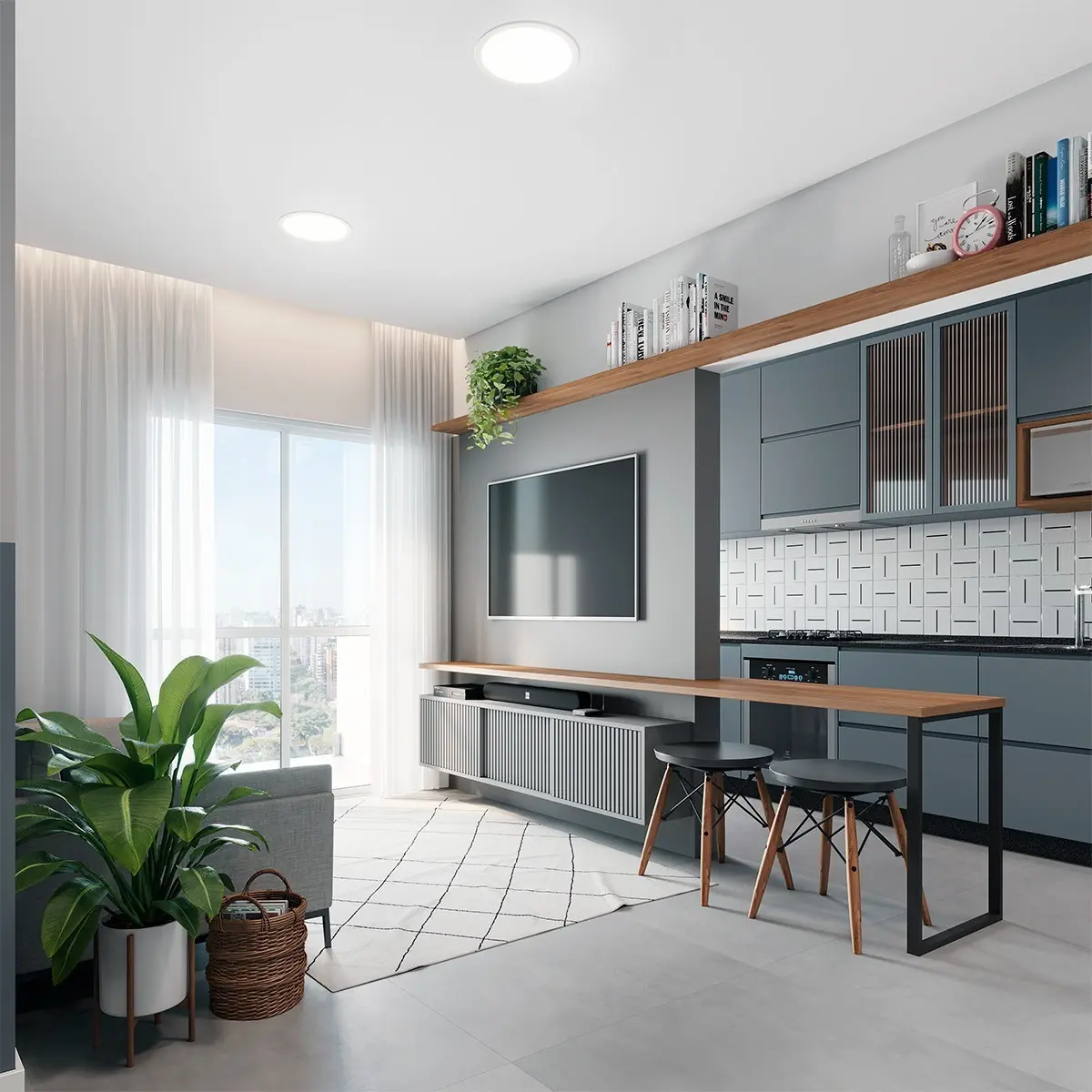 Painel Pop Embutir Redondo 24w Redondo Embutir Branco Quente 3000k Avant Cor Branco-quente 127/220v 2
