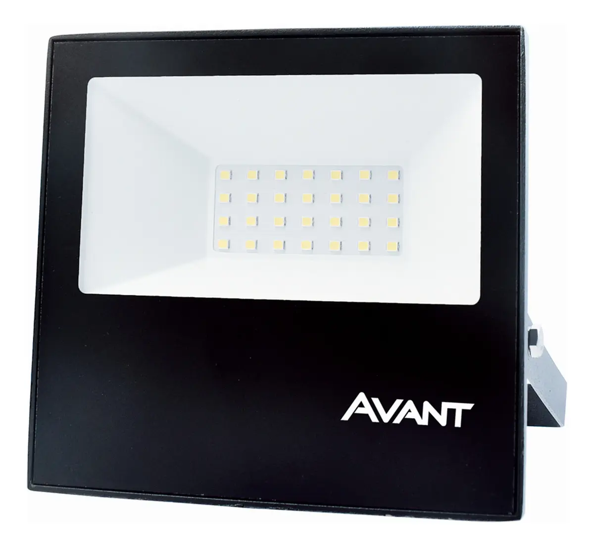 Refletor Slim Led 100w Ip66 Branco Frio 6500k Avant Carcaça Preto Luz Branco-frio 127/220v