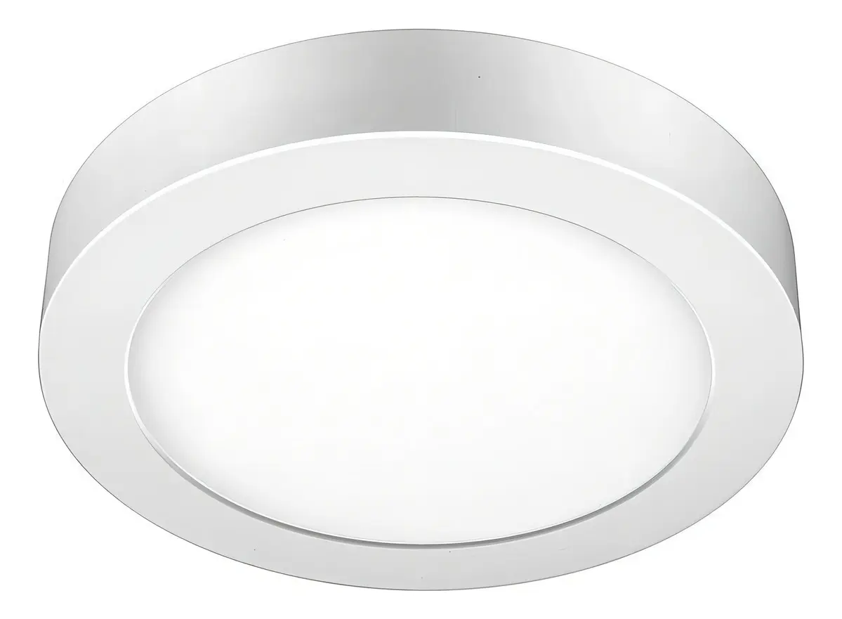 Plafon Led Sobrepor Redondo 18w Luz Branca Fria 1350lm Elgin Cor Branco 127/220v