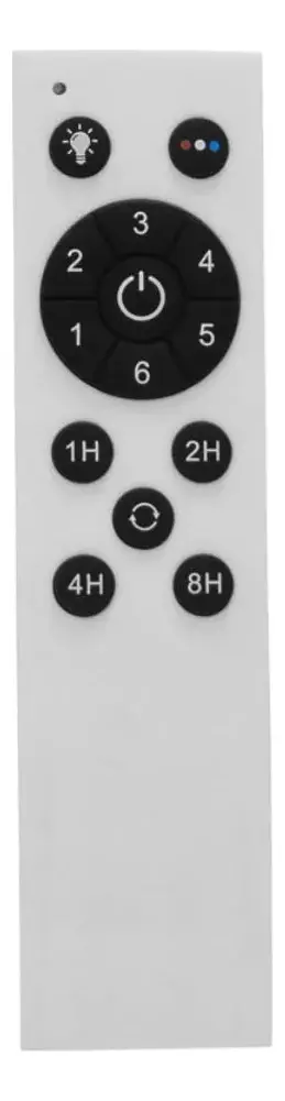 Ventilador De Teto Selene 5 Pás Inverter Estrutura Branco Pás Marrom Diâmetro 1042 Mm Frequência 50 Hz Material Das Pás Plástico 4