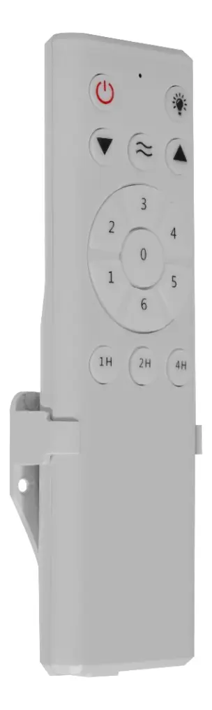Ventilador De Teto Inverter Elluz 3 Pás Branco E Cinza Com Controle Remoto Ventisol 1.045 M 127/220v 5