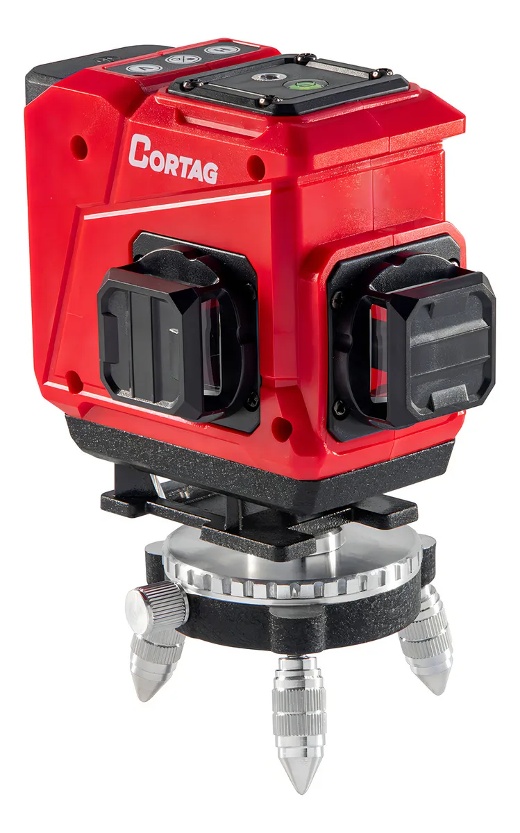 Nível Laser Automático 3d 360° 12 Linhas Verde Profissional CORTAG 2