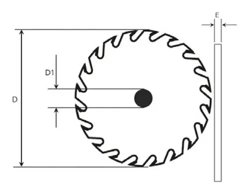 Disco Lâmina De Serra Circular 110mm 24 Dentes Cortag 4