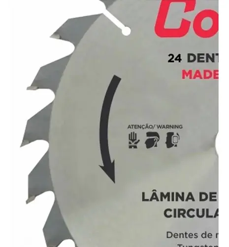 Disco Lâmina De Serra Circular 110mm 24 Dentes Cortag 5