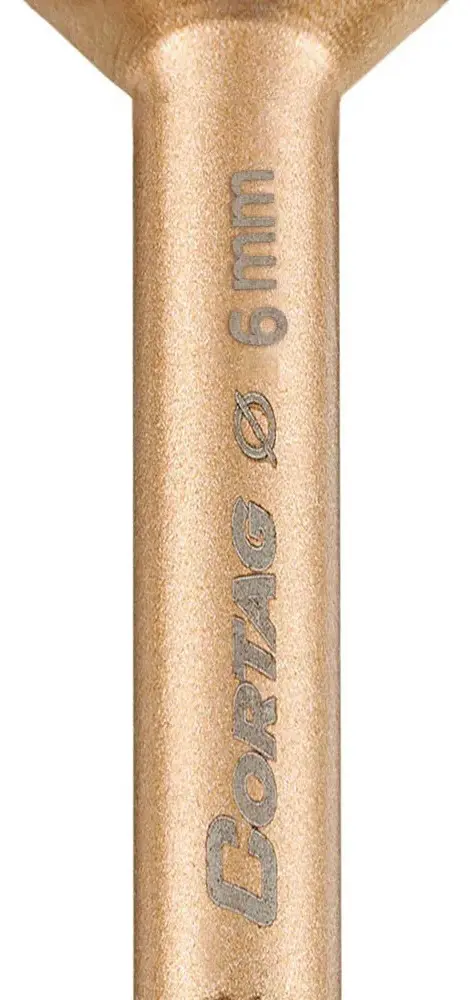 Broca Cortag Escareadora 6mm Para Granito Mármore Porcelanato 4