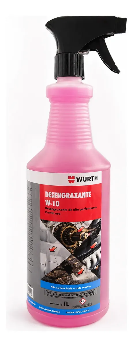 Desengraxante Industrial Alta Performance W10 1l Wurth 2