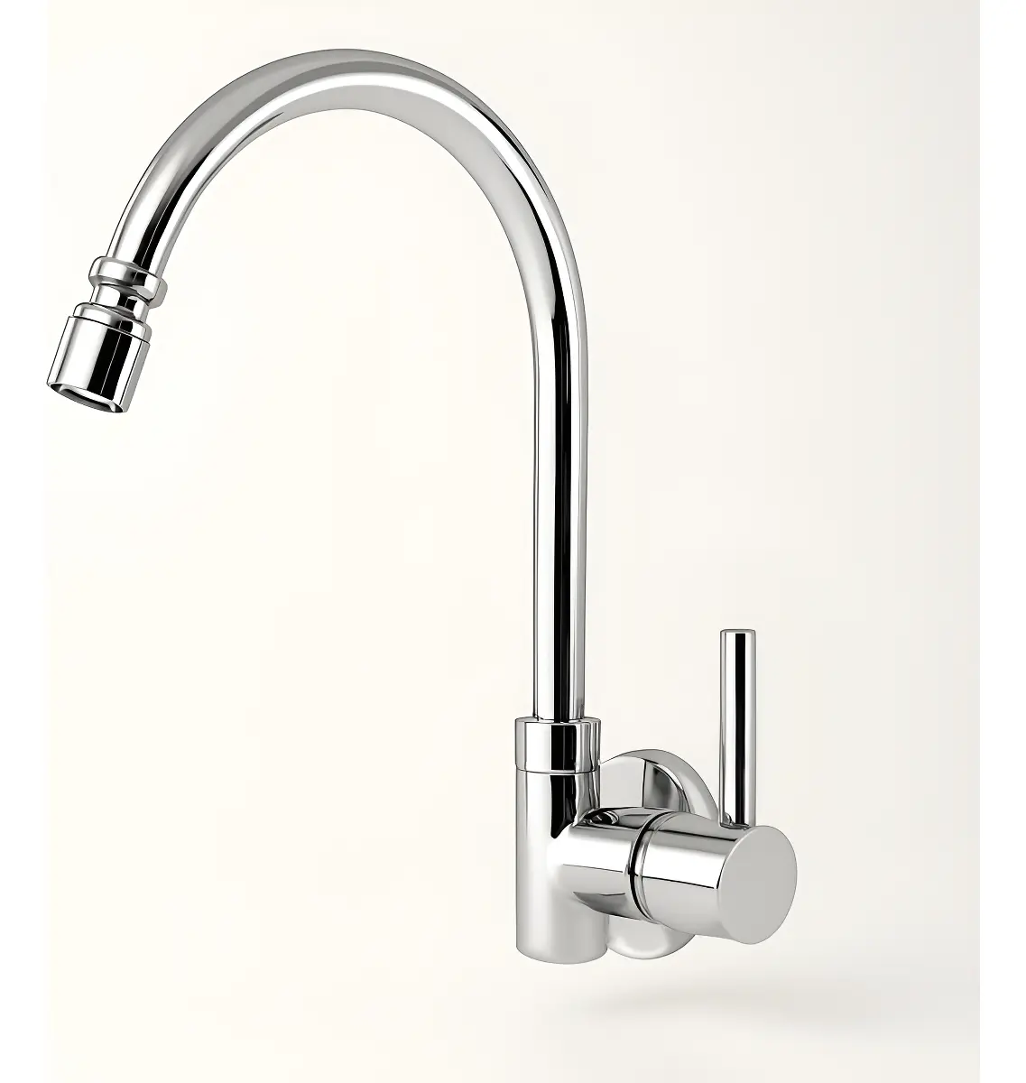 Torneira Romar Agile Metal Escovado P/ Cozinha 1/4 De Volta Metal Escovado