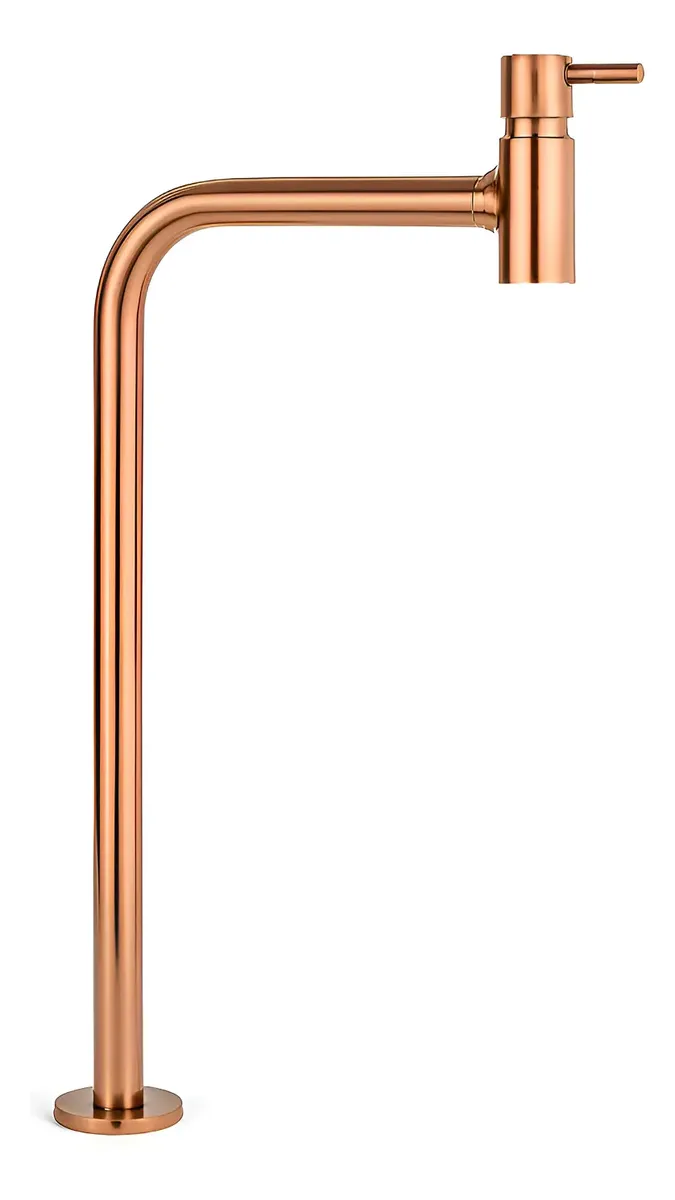 Torneira Cozinha Romar Metais Rose Gold 90° 1/4 De Volta Rose Gold 2