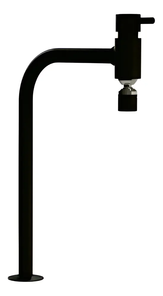 Torneira Monocomando Cozinha Mesa Romar Bello Preto Fosco Aerador
