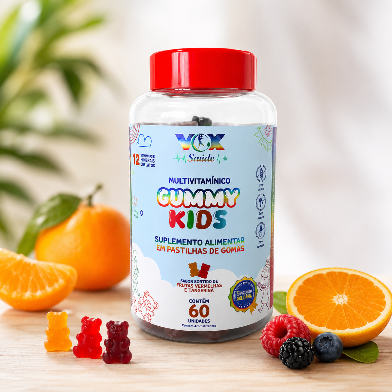 Gummy Kids Vox Saúde Vitaminas em Gomas para Crianças