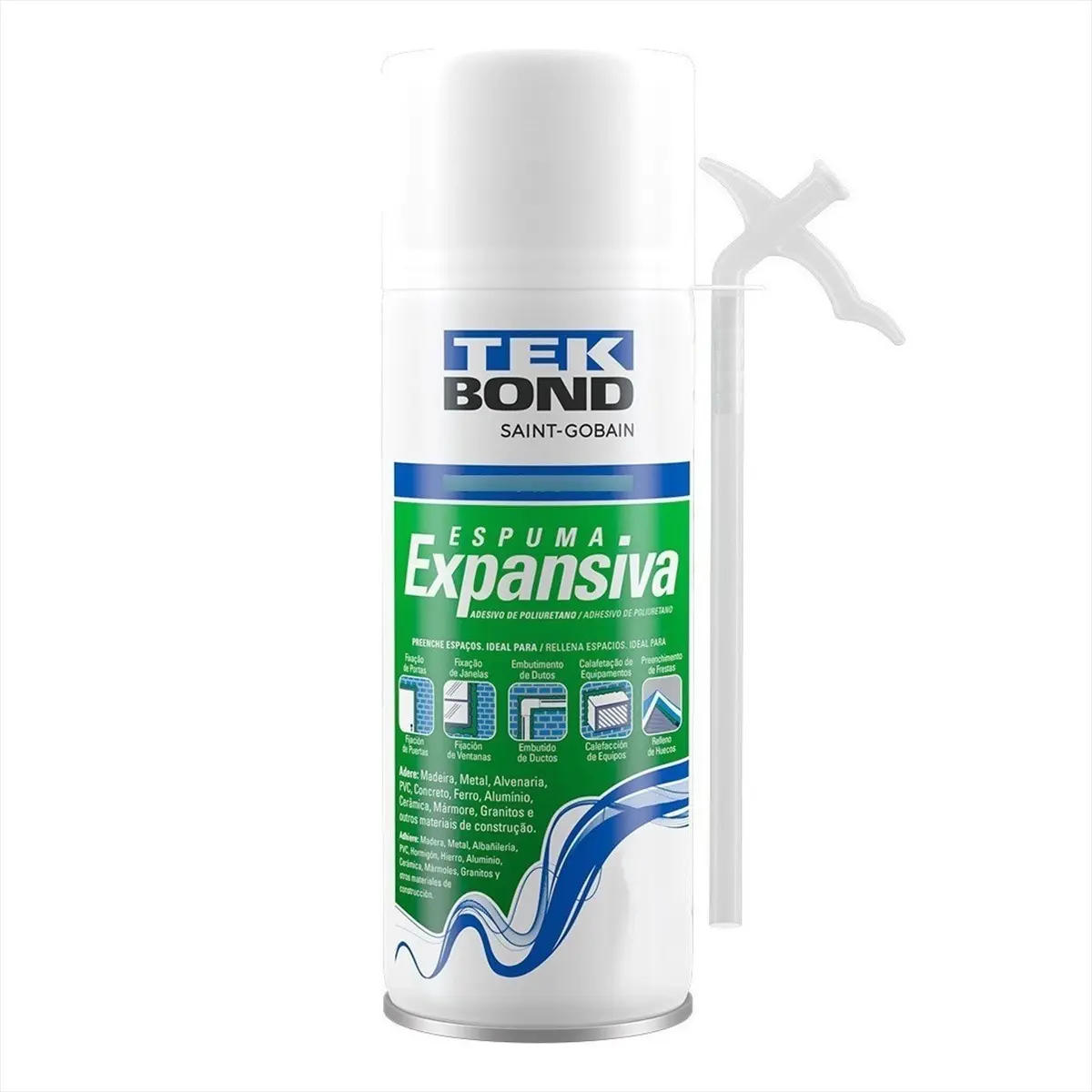 Espuma Expansiva Tek Bond 500ml Cor Branco Tekbond Tek Bond 500ml Branco 2