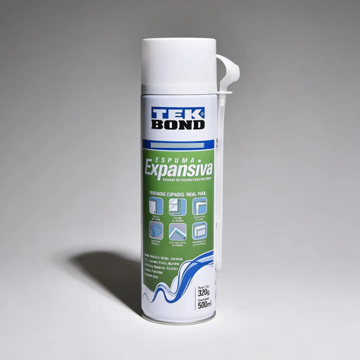 Espuma Expansiva Tek Bond 500ml Cor Branco Tekbond Tek Bond 500ml Branco 3