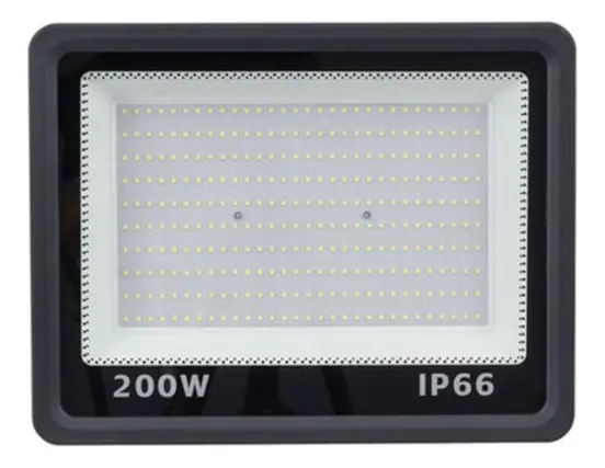Refletor Led 200w Ultra Fino 6500k 9542 Gaya Cor Da Carcaça Preto Cor Da Luz Branco-frio 127/220v 2