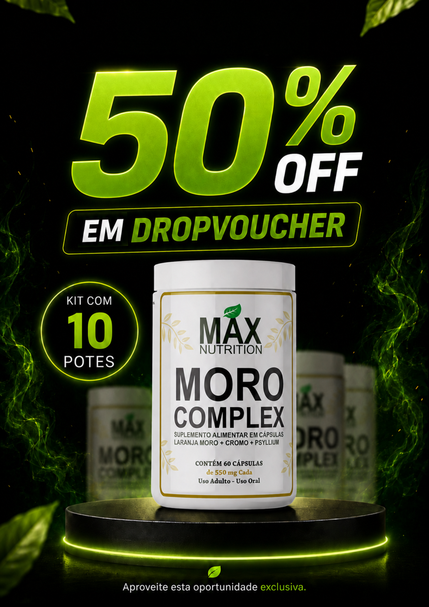 KIT COM 10 MORO COMPLEX - 60 Caps
