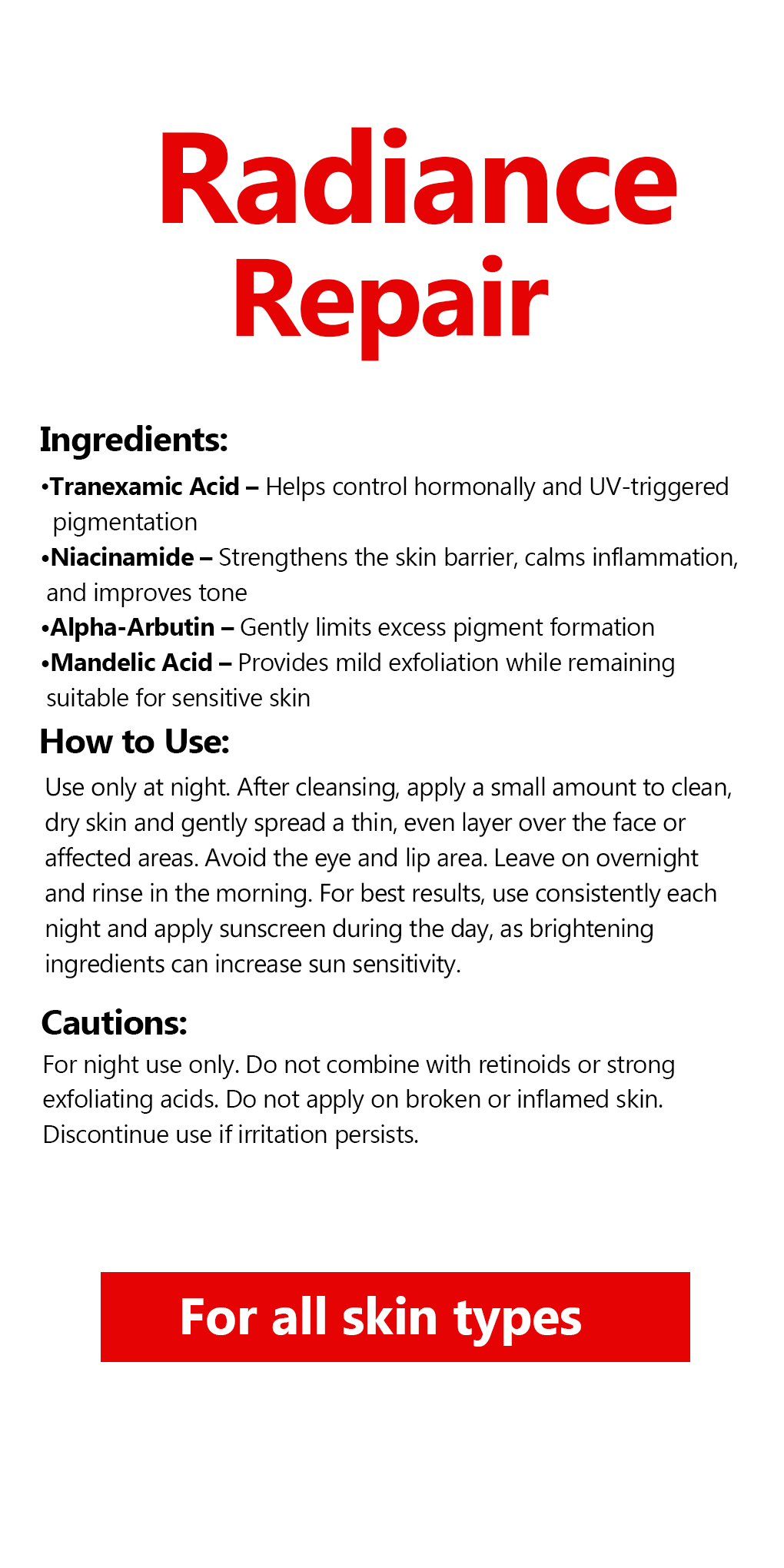 Radiance Repair – Advanced Night Brightener & Corrector thumbnail 2