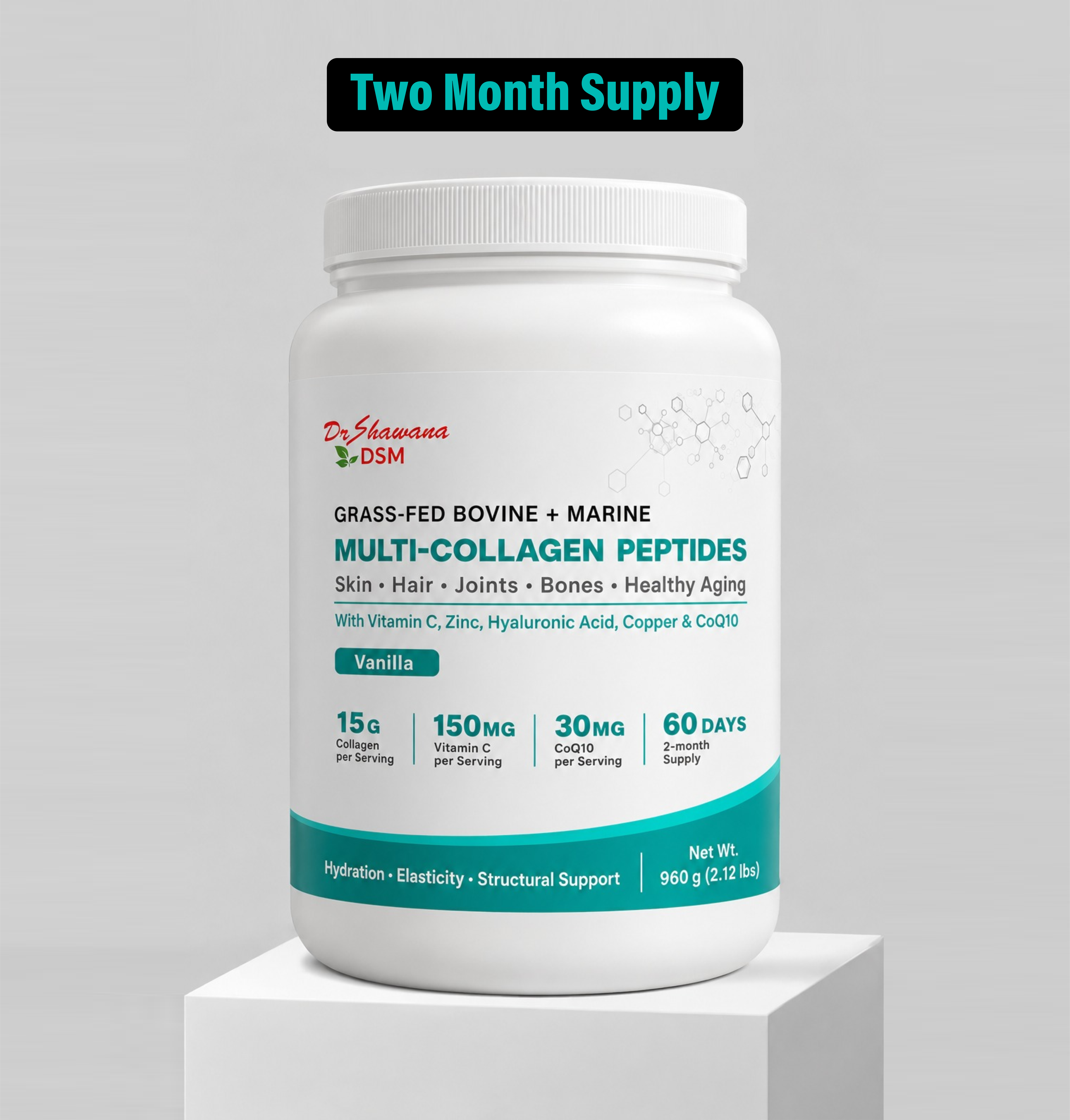 DSM Multi-Collagen Peptides (Type I & III) Two months supply