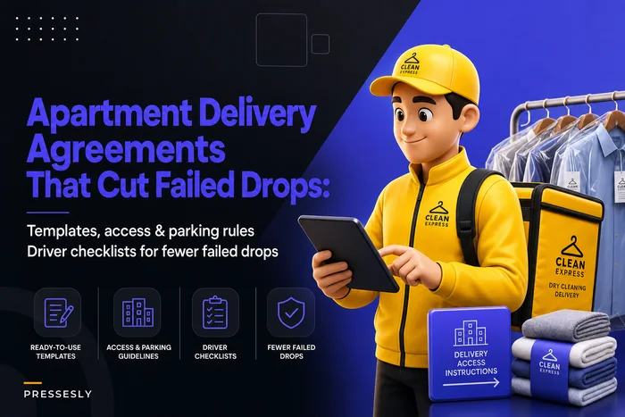 Apartment Delivery Agreements That Cut Failed Drops: Templates, Access Rules and Driver Checklists