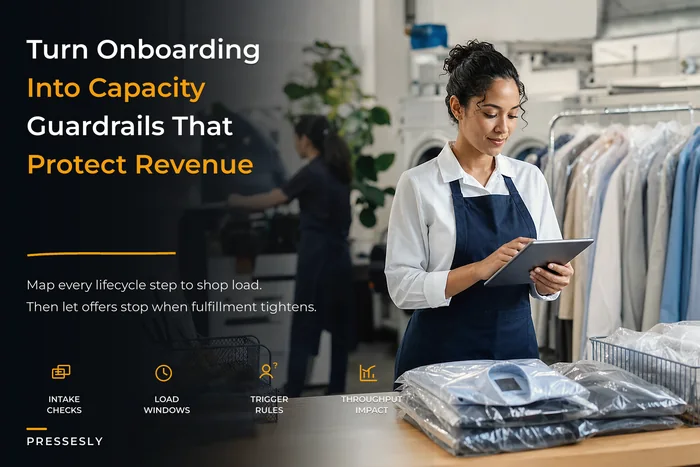 Fix Leaky Revenue: A Customer‑Lifecycle System for Dry Cleaners That Aligns Onboarding, Offers and Shop Capacity