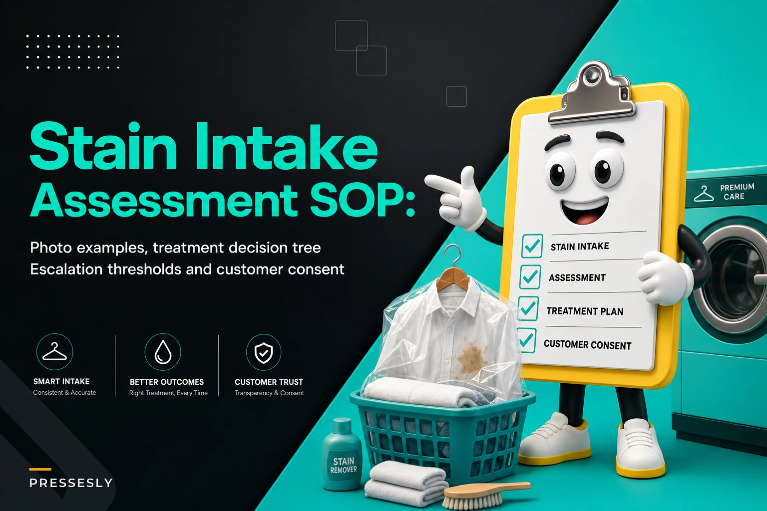 Intake Stain Assessment SOP: Photo Examples, Decision Tree and Escalation Thresholds