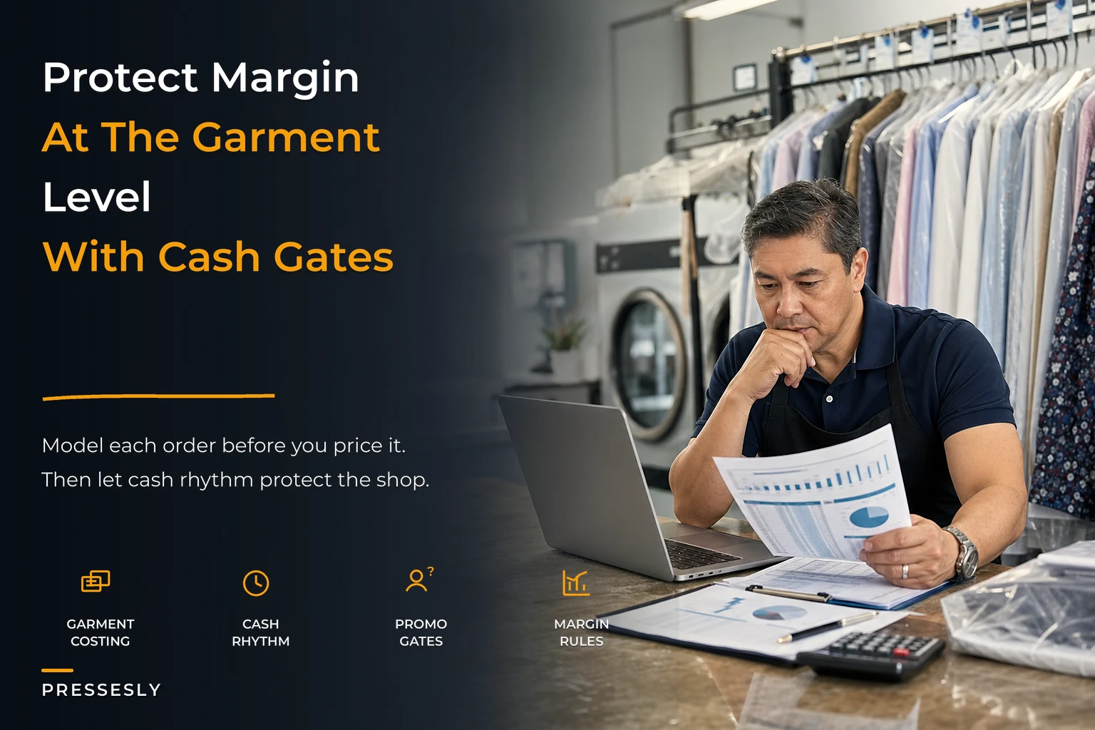 Protect Margins at Single‑Location Dry Cleaners: Garment‑Level Costing, Cash Rhythm and Promo Gates