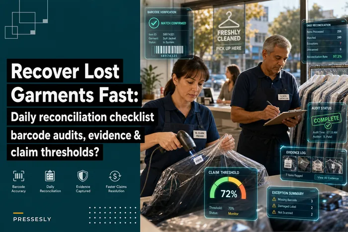 Recover Lost Garments Fast: Daily Reconciliation and Evidence Templates for Small Shops