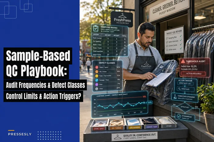 Sample‑Based QC for Dry Cleaners: Audit Frequencies, Defect Classes and Action Triggers