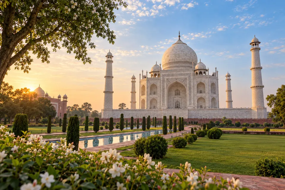 The Taj Mahal, Agra