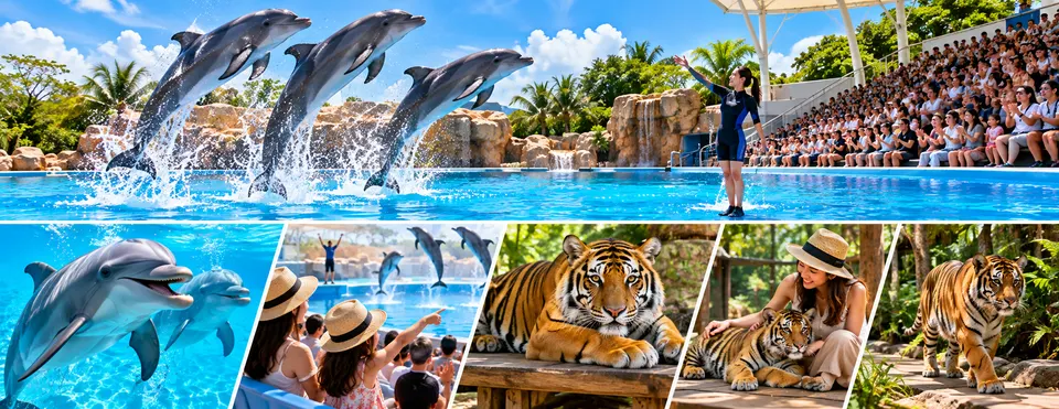 Dolphin Show and Tiger Kingdom