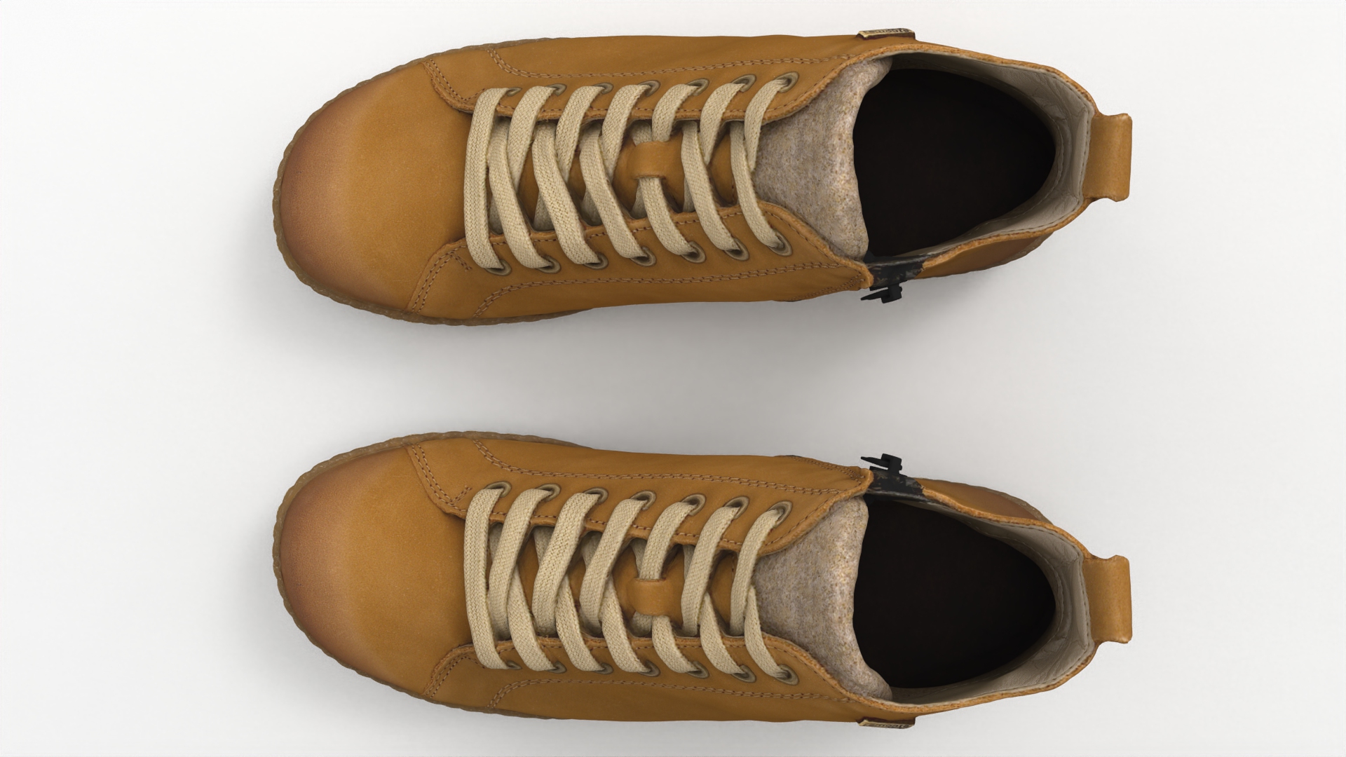 remonte boots - fbx Props 3D model ZIP render image 5