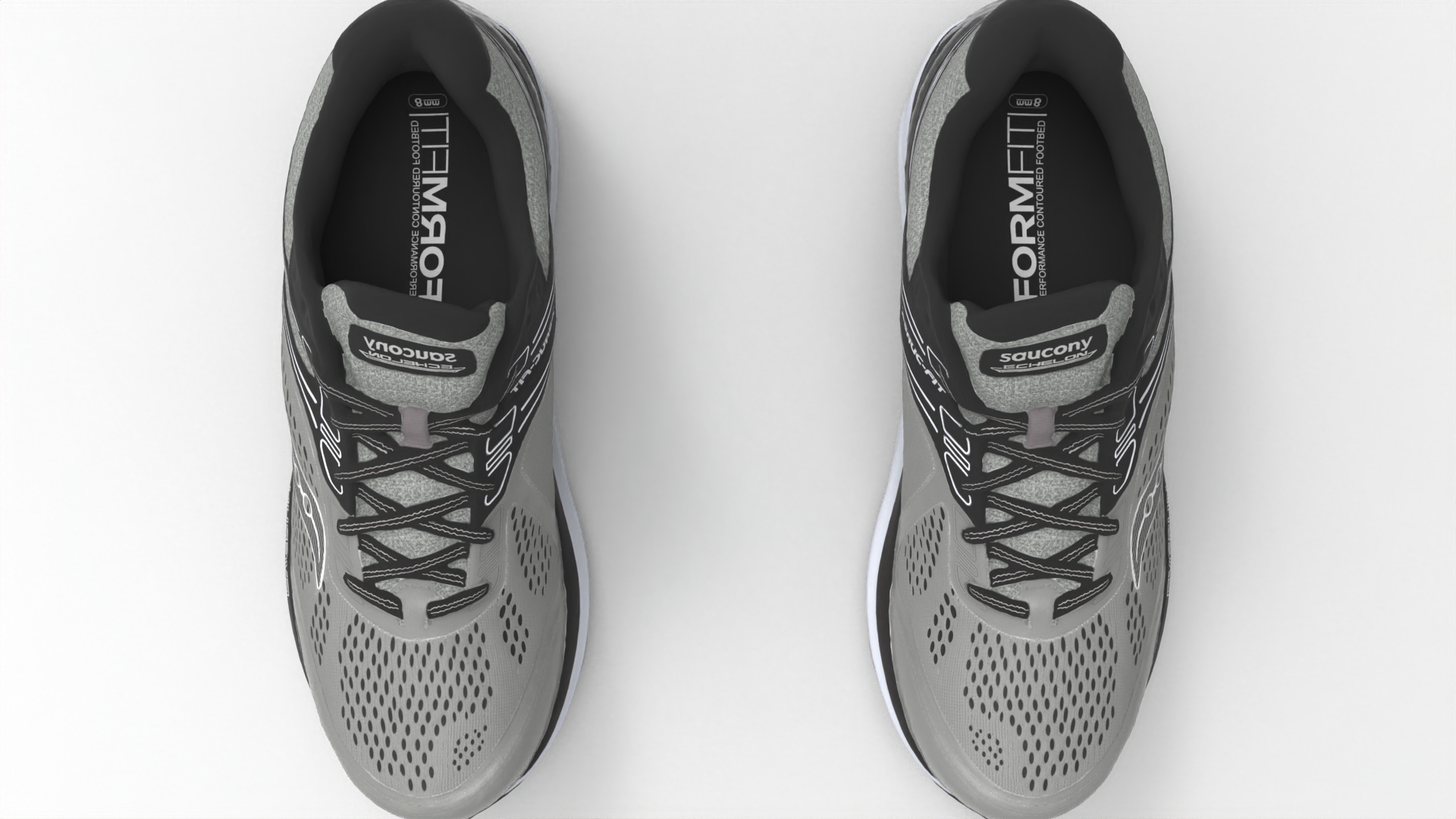 Saucony echelon Tracking shoes - fbx Props 3D model ZIP render image 5