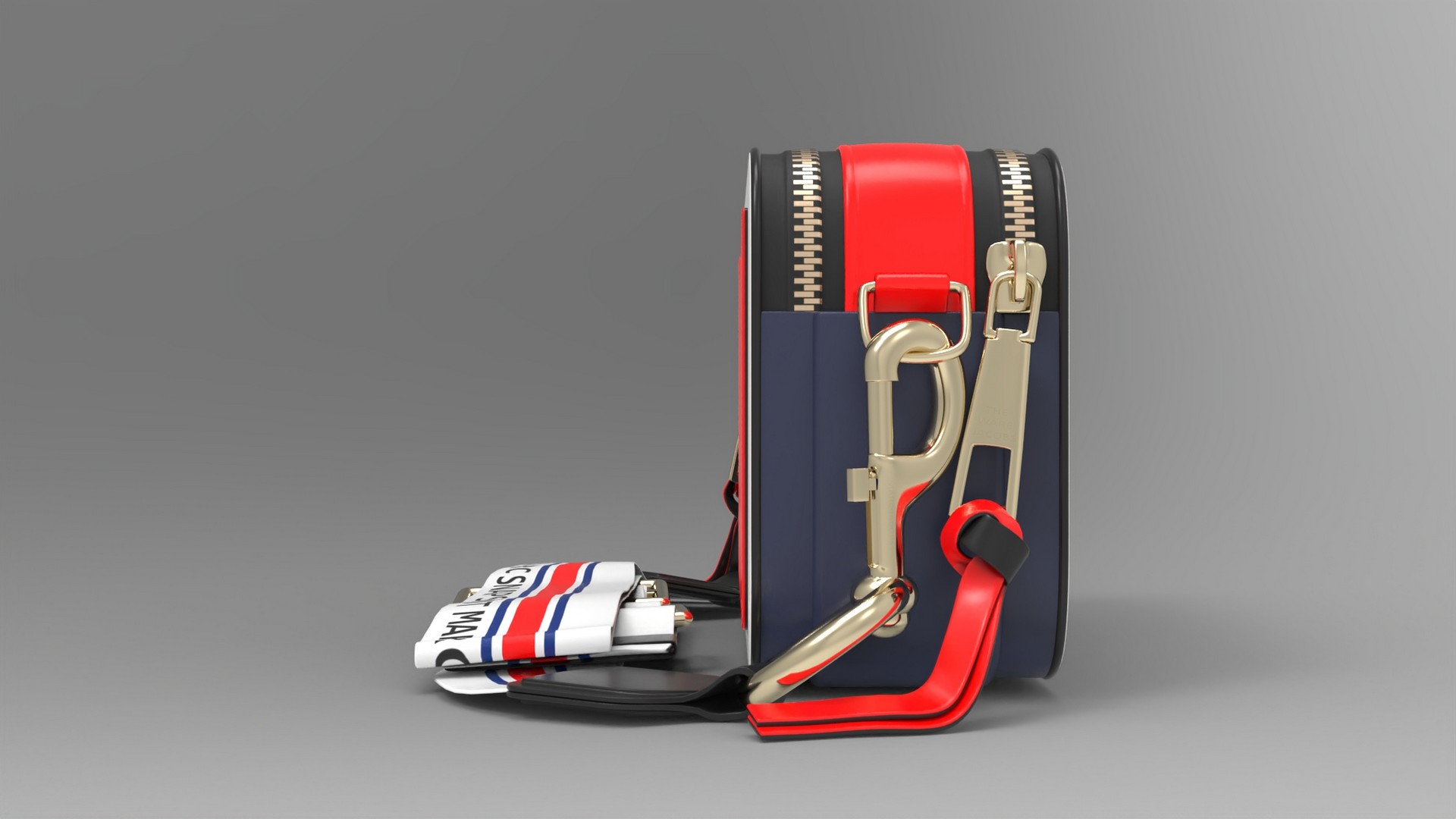 Handbag Purse Model 002 - fbx Props 3D model ZIP render image 4