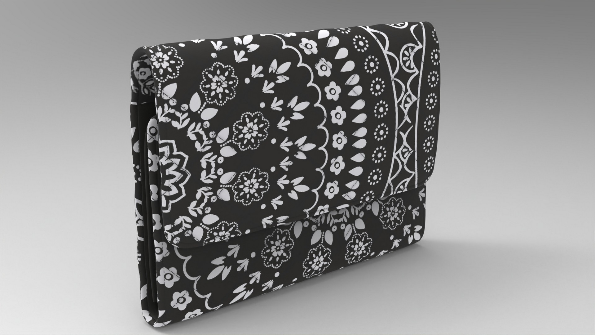 Handbag Purse Model 003 - fbx Props 3D model ZIP render image 1