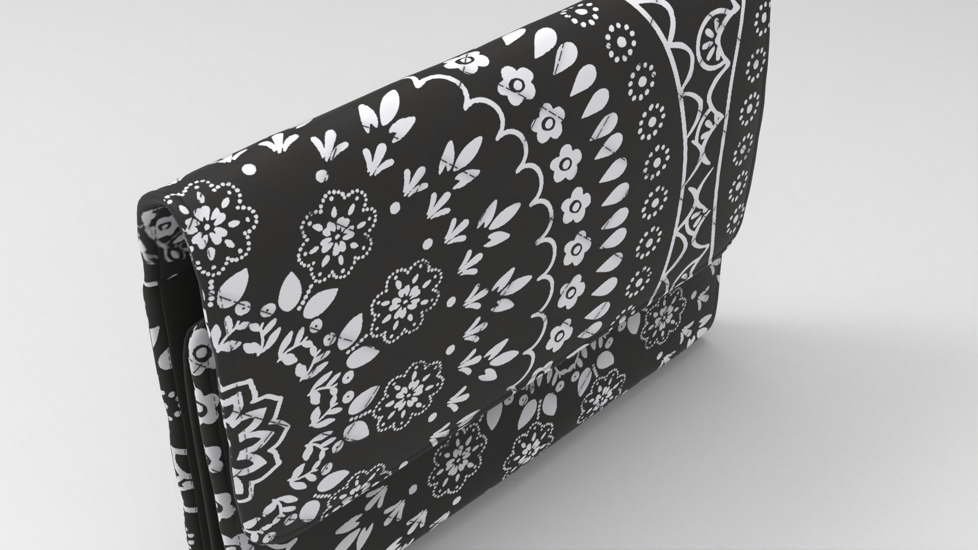 Handbag Purse Model 003 - fbx Props 3D model ZIP render image 2
