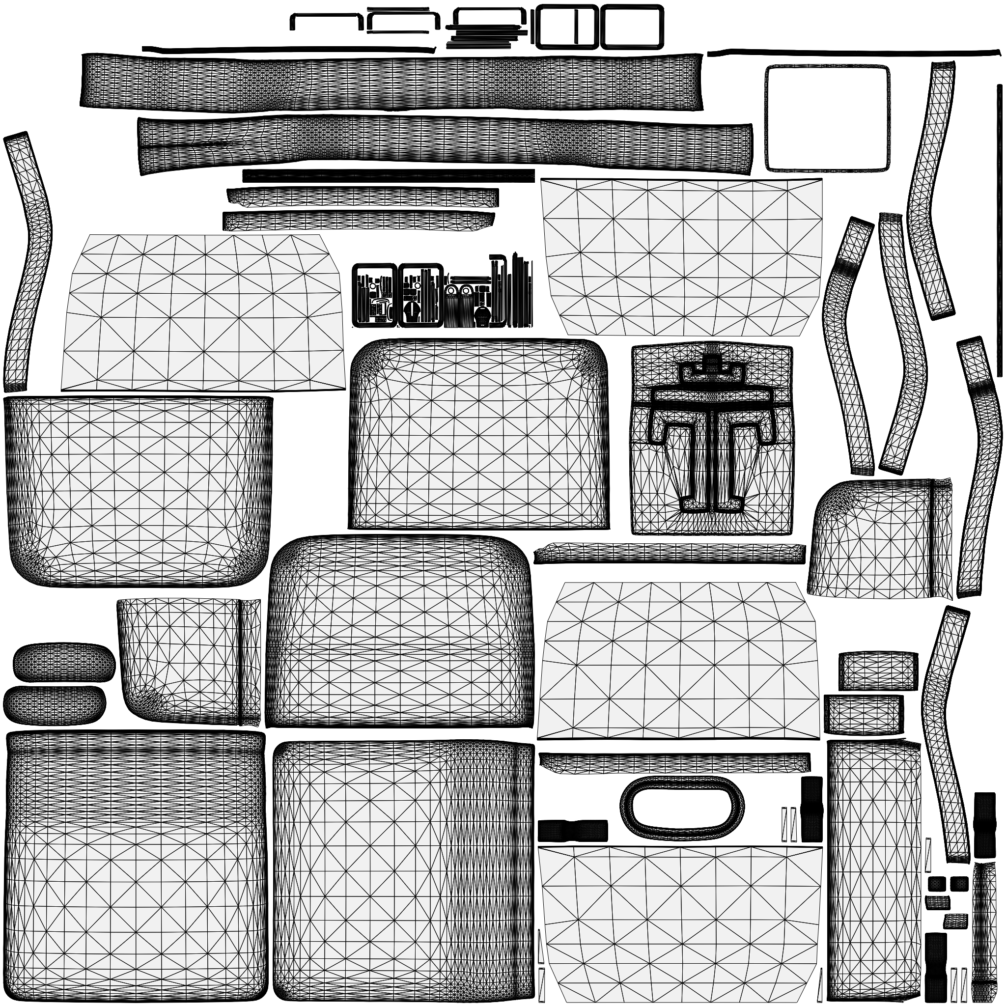 Handbag Purse Model 007 - fbx Props 3D model ZIP render image 9