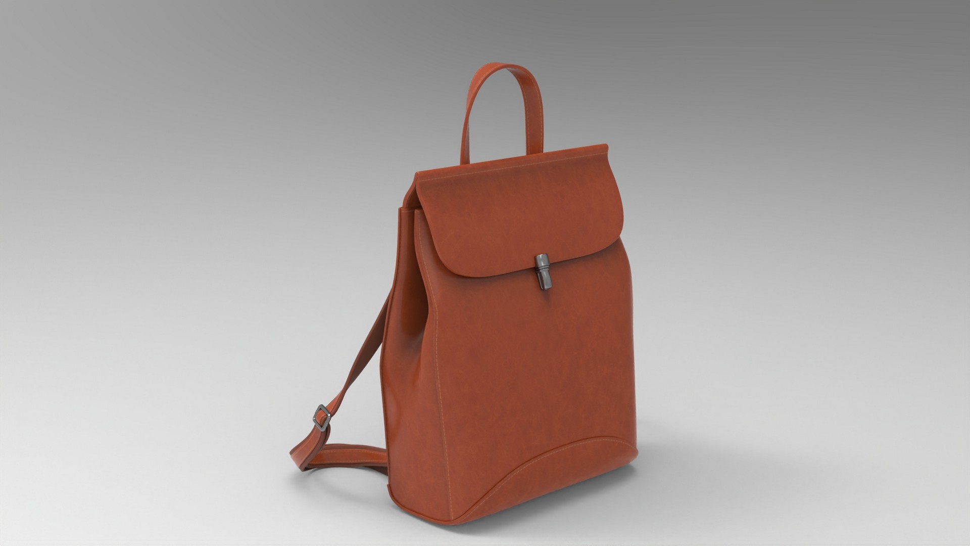 Handbag Purse Model 022 - fbx Props 3D model ZIP render image 1