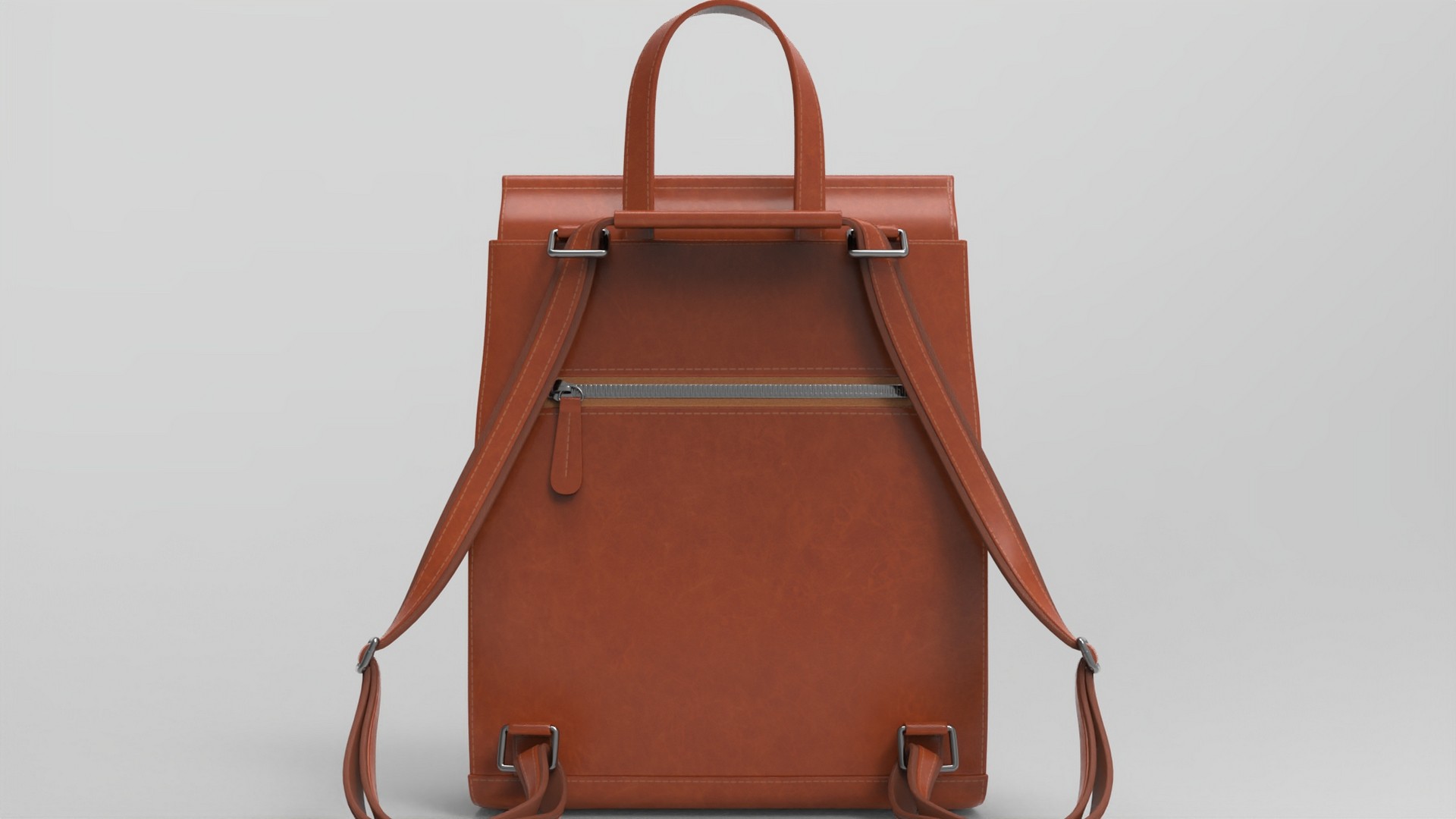 Handbag Purse Model 022 - fbx Props 3D model ZIP render image 4