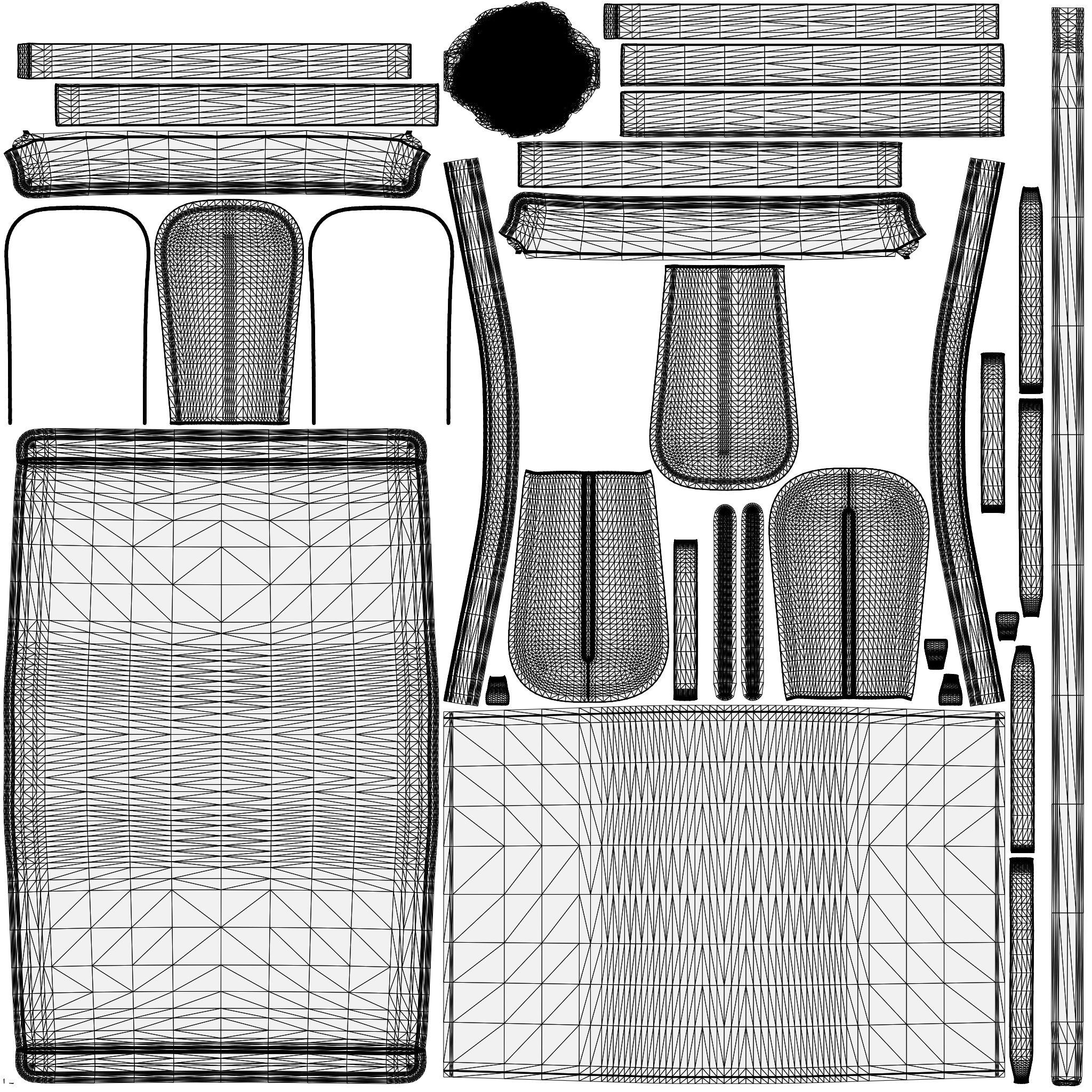Handbag Purse Model 029 - fbx Props 3D model ZIP render image 8
