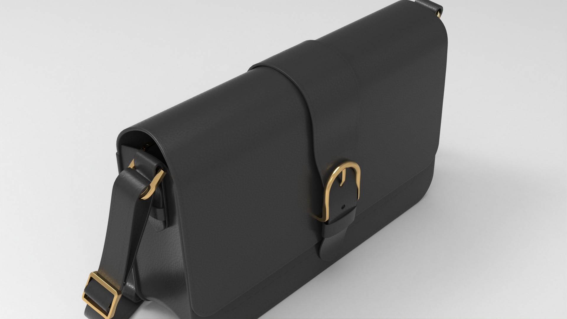 Handbag Purse Model 032 - fbx Props 3D model ZIP render image 2