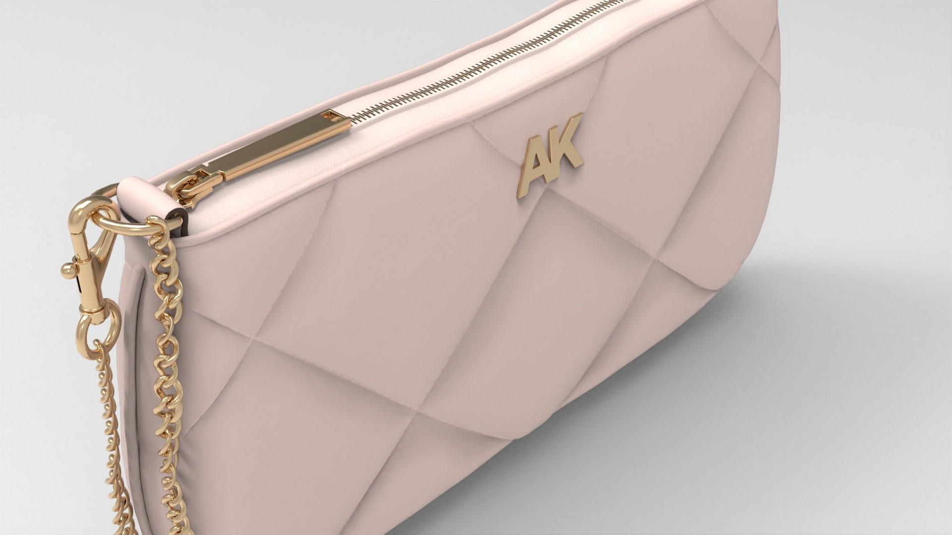 Handbag Purse Model 035 - fbx Props 3D model ZIP render image 2