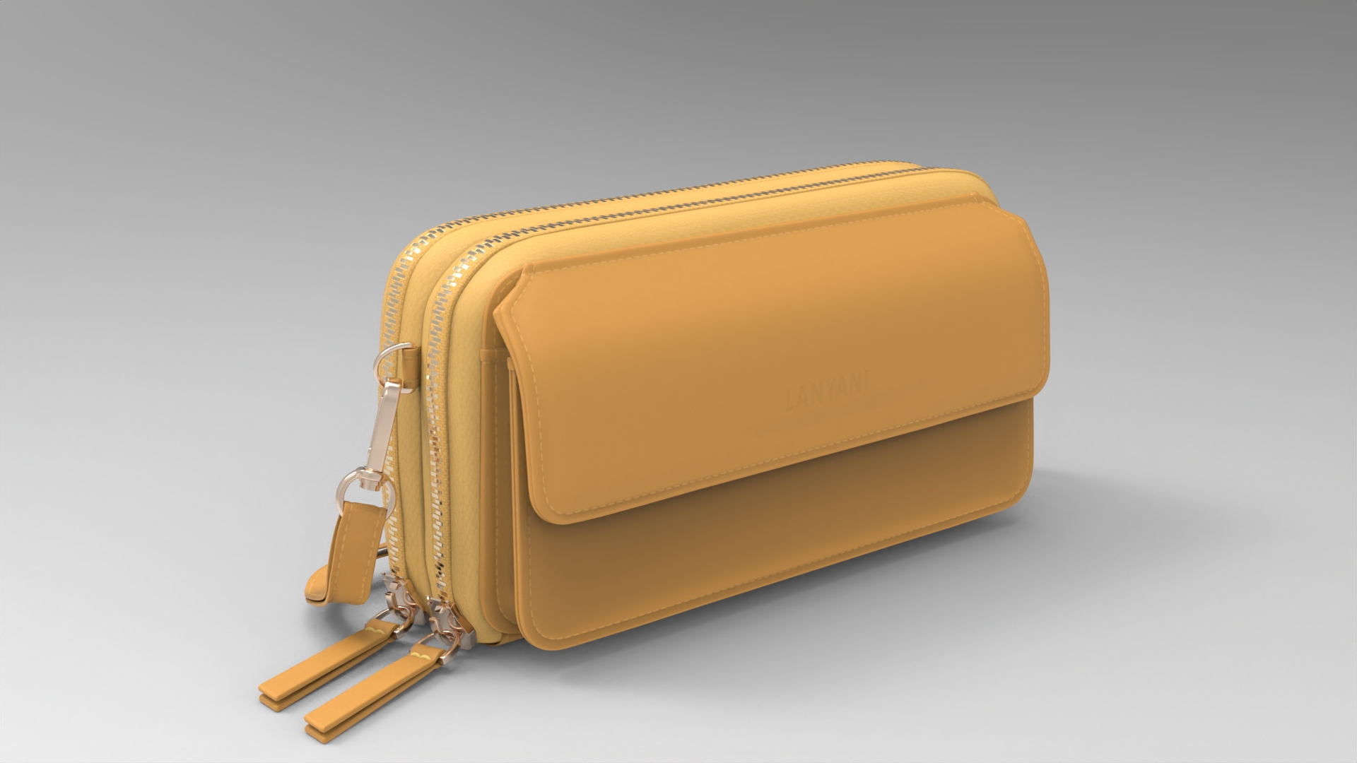 Handbag Purse Model 038 - fbx Props 3D model ZIP render image 2