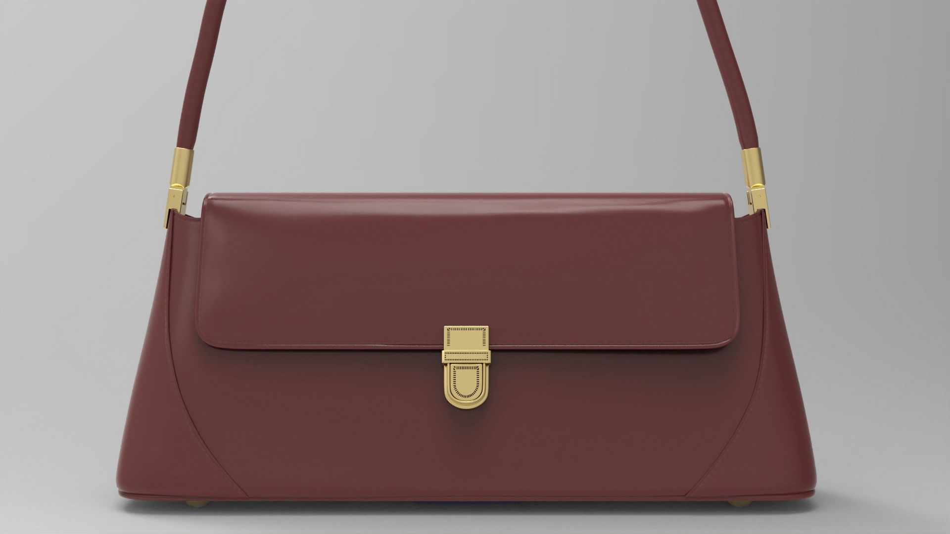 Handbag Purse Model 040 - fbx Props 3D model ZIP render image 3