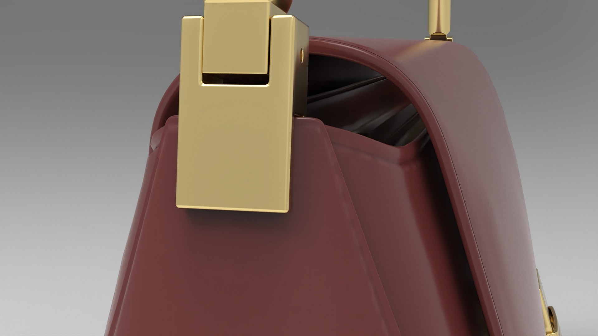 Handbag Purse Model 040 - fbx Props 3D model ZIP render image 9