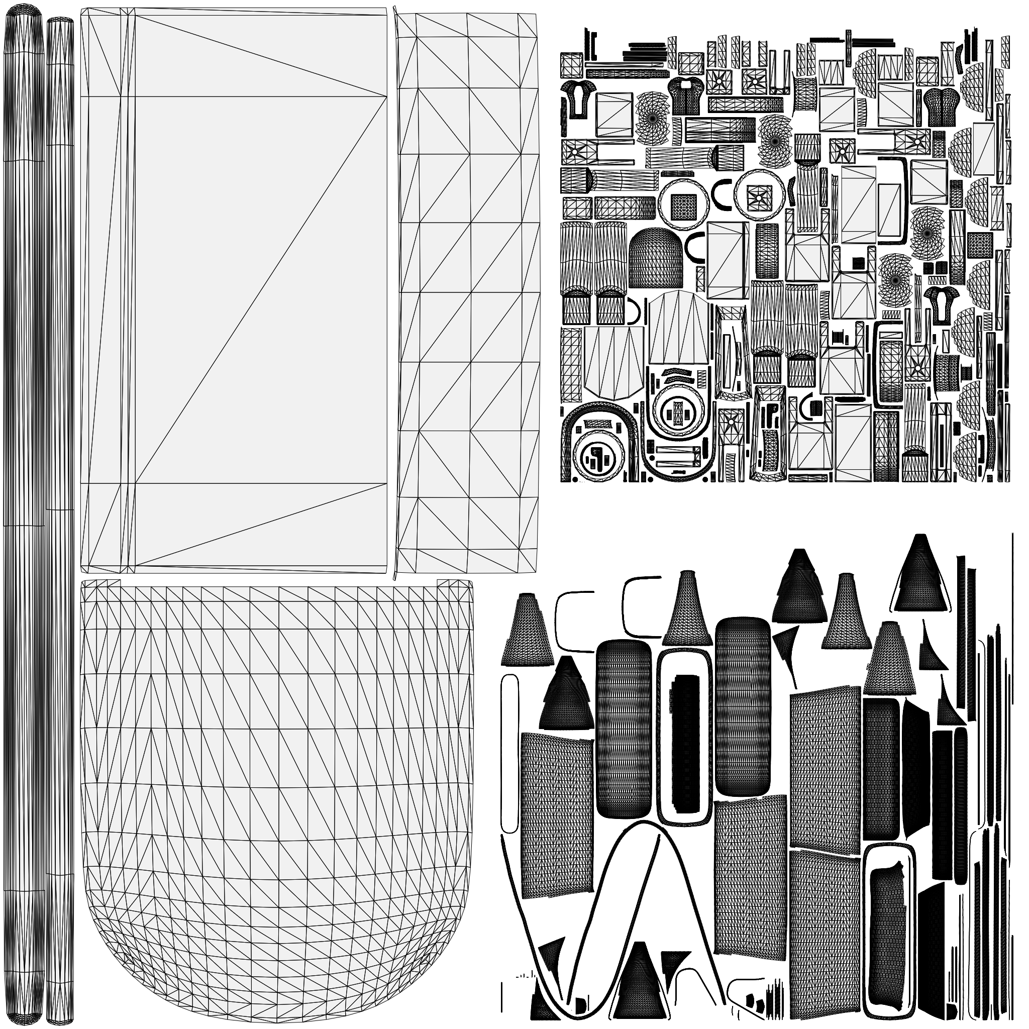 Handbag Purse Model 040 - fbx Props 3D model ZIP render image 10